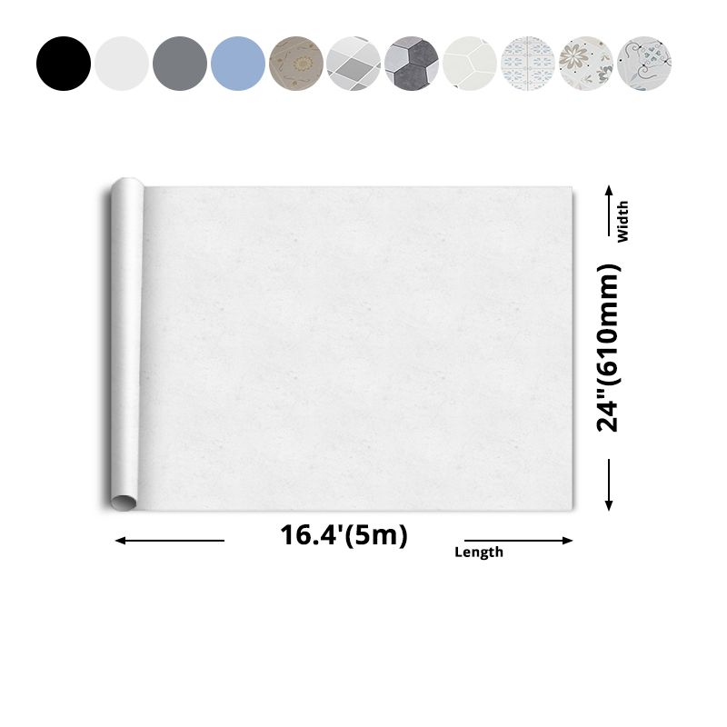 Lisslune | Bathroom 3.5 mm Vinyl Floor Square Peel and Stick PVC Flooring