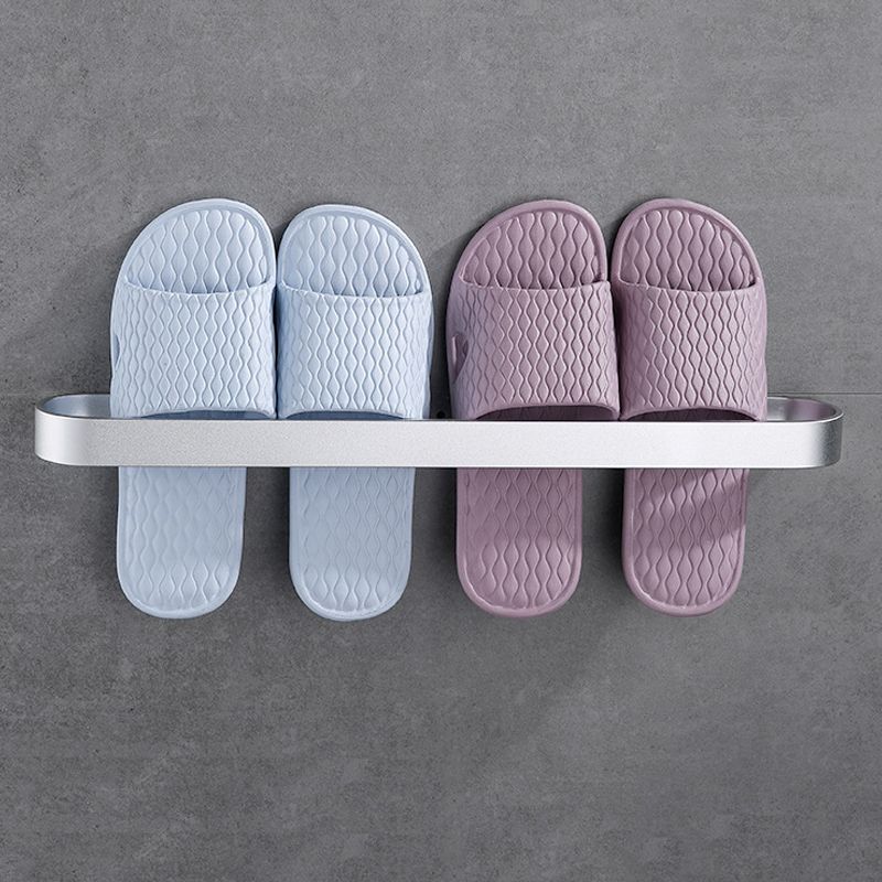 Lisslune | Contemporary 2-piece Bathroom Accessory Set Aluminum Stainless Steel Towel Bar