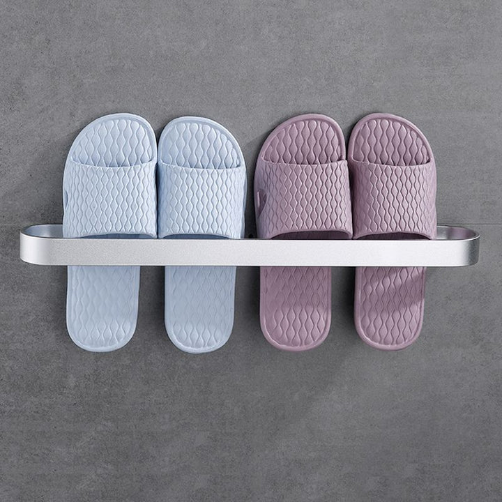 Lisslune | Contemporary 2-piece Bathroom Accessory Set Aluminum Stainless Steel Towel Bar
