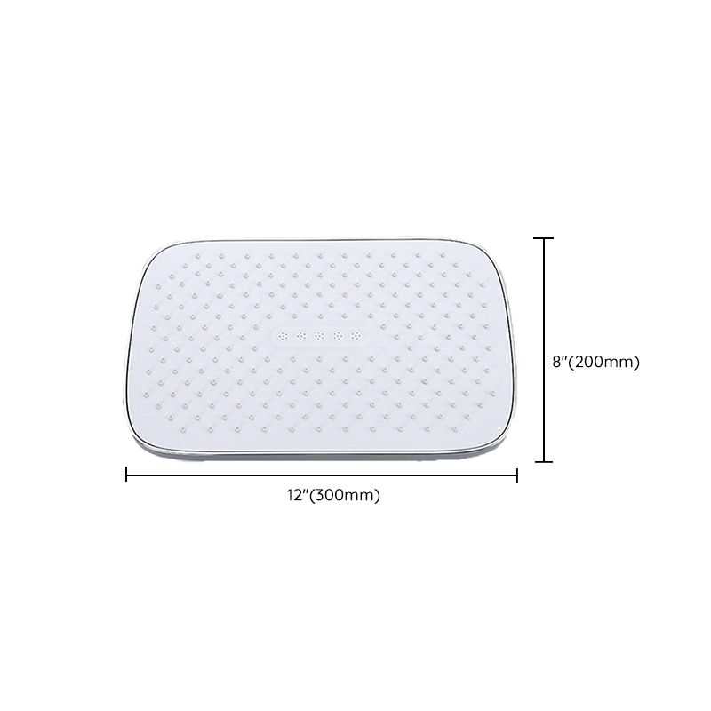 Lisslune | Modern Bathroom Standard Shower Head Rainfall Square Ceiling Mounted Shower Head