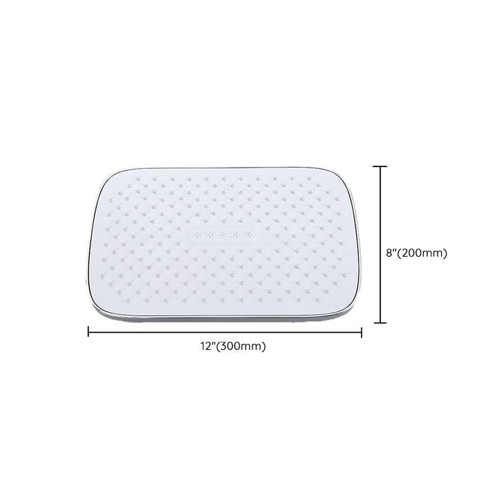 Lisslune | Modern Bathroom Standard Shower Head Rainfall Square Ceiling Mounted Shower Head