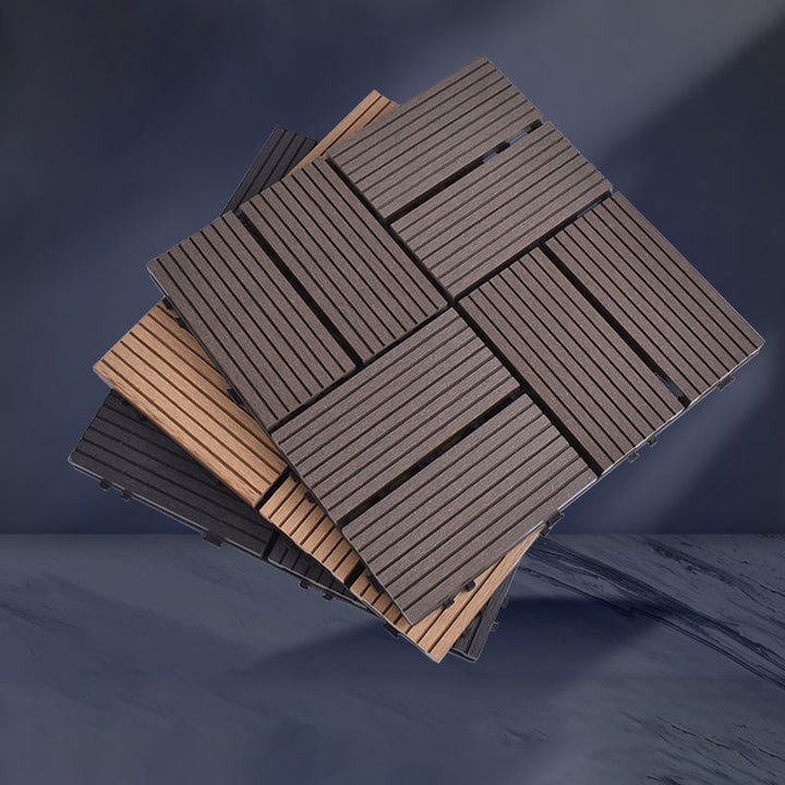 Lisslune | Modern plastic wood laminate deck outdoors, mold-resistant laminate