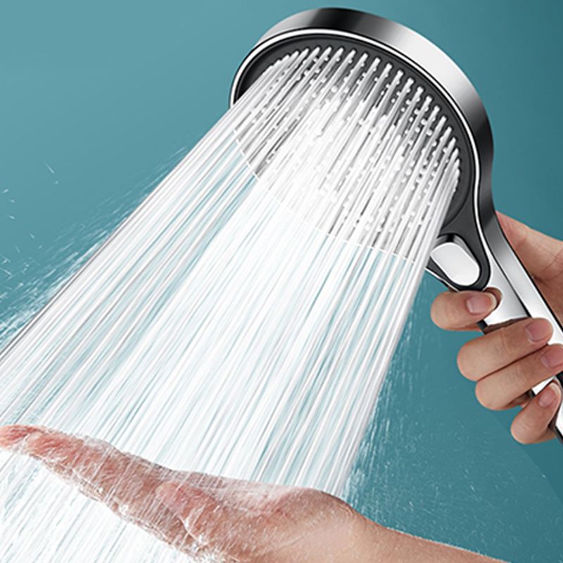 Lisslune | Modern Round Hand Shower Adjustable Spray Pattern Wall Mount Hand Shower