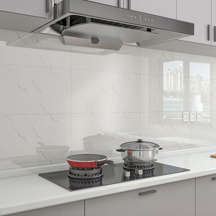 Lisslune | Rectangular Mold Resistant Tile PVC Single Peel & Stick Tile for Backsplash Wall