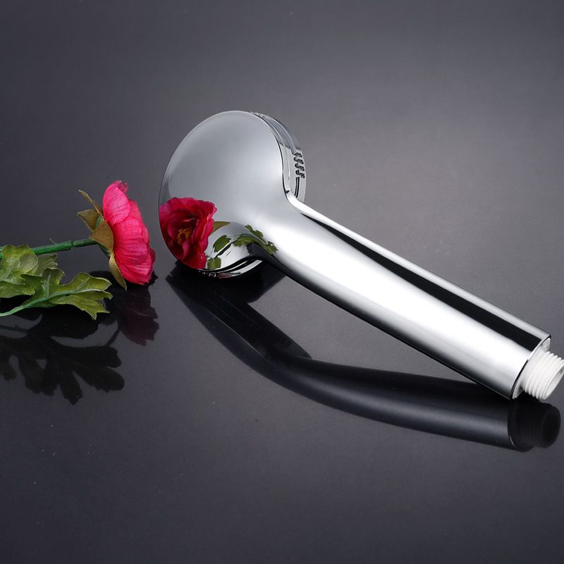 Lisslune | Contemporary Silver Round Shower Head Water Efficient Standard Spray Head