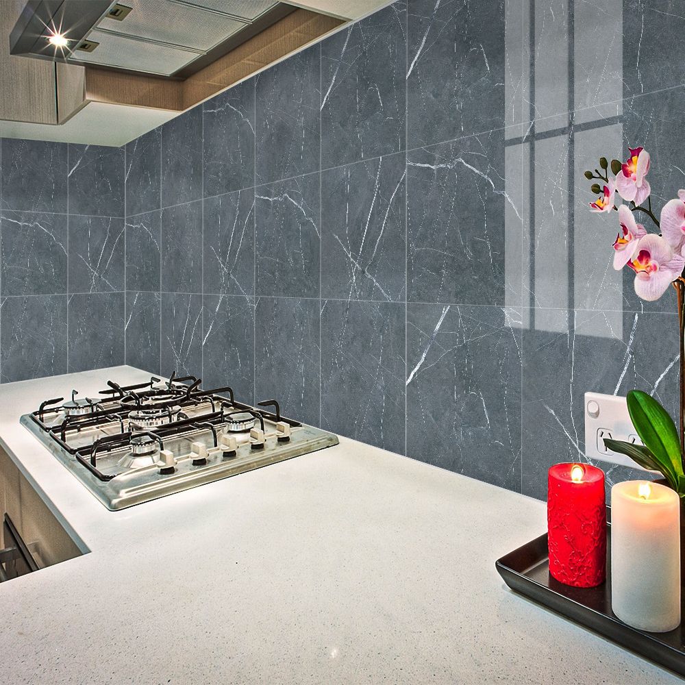 Lisslune | PVC Peel & Stick Field Tile Single Tile Waterproof Wallpaper with Square Shape