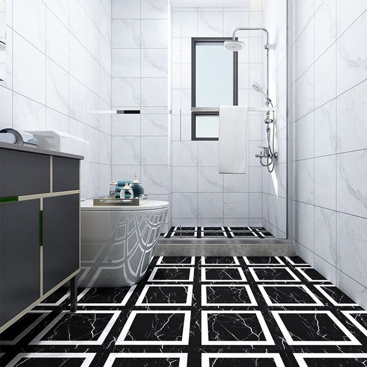 Lisslune | Peel and Stick Vinyl Flooring Matte Vinyl Flooring with Square Edge