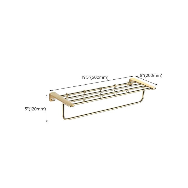 Lisslune | Traditional Bathroom Faucets Gold Bath Shelf Bathroom Accessory Set