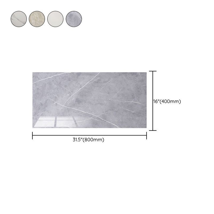 Lisslune | Modern Wallpaper Rectangular Peel and Stick Splash Guard Wall Tile