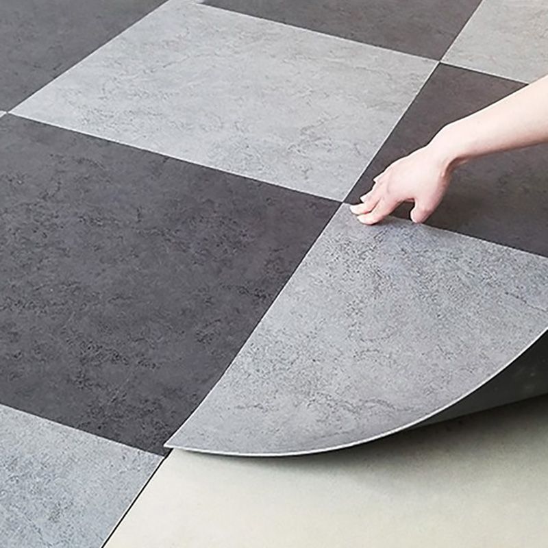 Lisslune | Fireproof Square PVC Flooring Peel and Stick Waterproof PVC Flooring