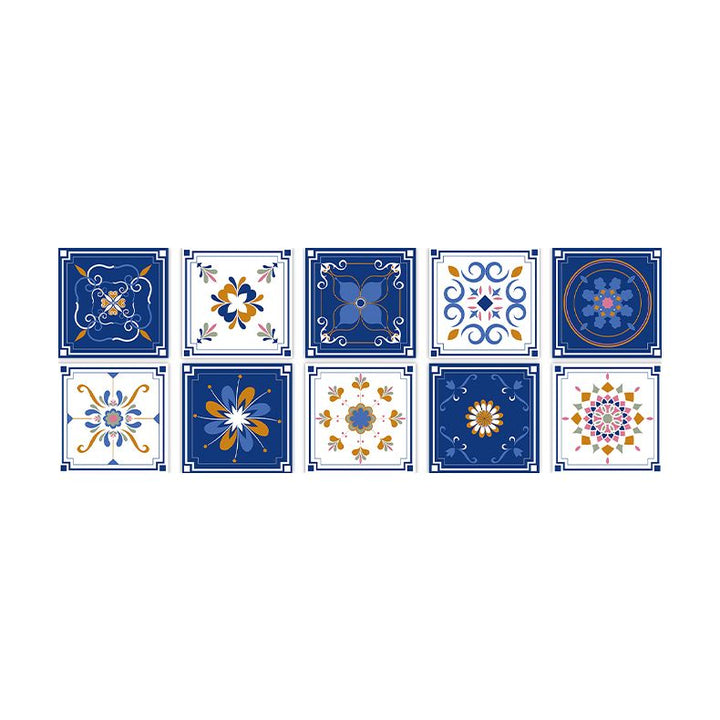 Lisslune | Square Peel & Stick Mosaic Tile PVC Waterproof Mosaic Tile Wallpaper