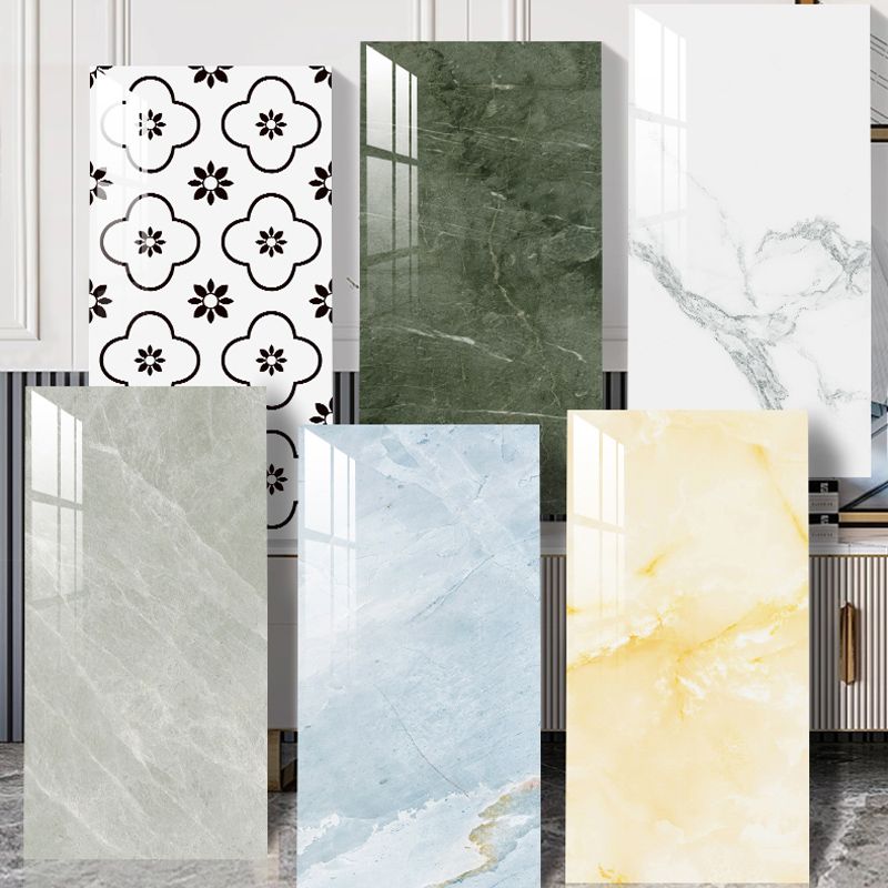 Lisslune | Rectangular Waterproof Tile PVC Single Peel & Stick Tile for Backsplash