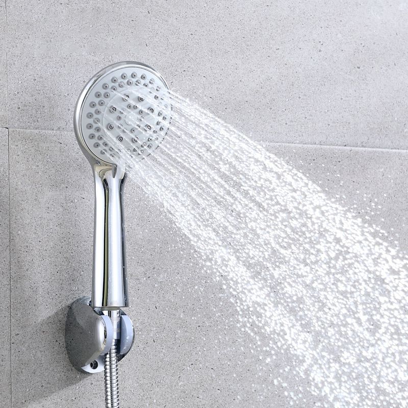 Lisslune | Modern adjustable shower head Round Metal Handheld Shower Head