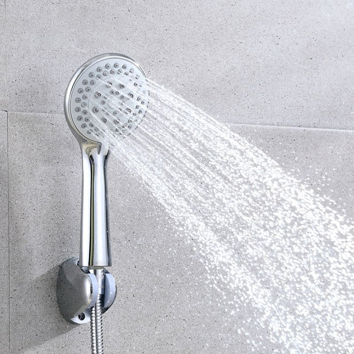 Lisslune | Modern adjustable shower head Round Metal Handheld Shower Head
