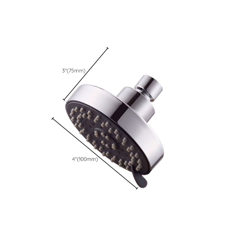 Lisslune | Round Small Upper Shower Head Wall Mount Adjustable Shower Head