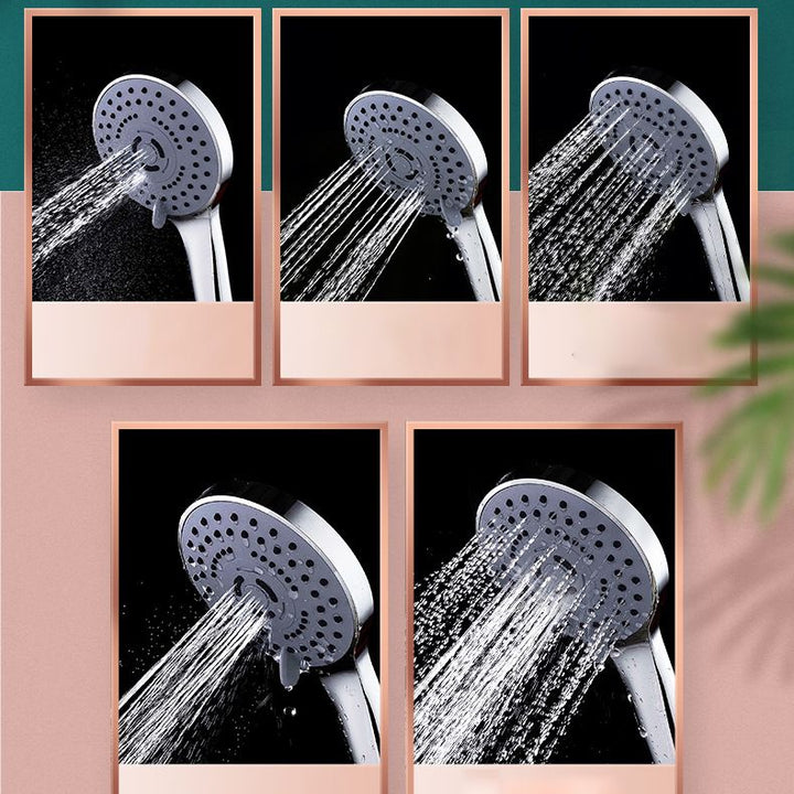 Lisslune | Round Shower Head Plastic Shower Head with Adjustable Spray Pattern