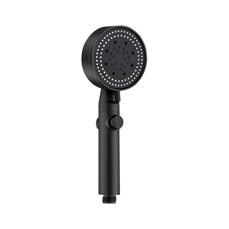 Lisslune | Round Handheld Showerhead Modern Plastic Head with Self-Cleaning