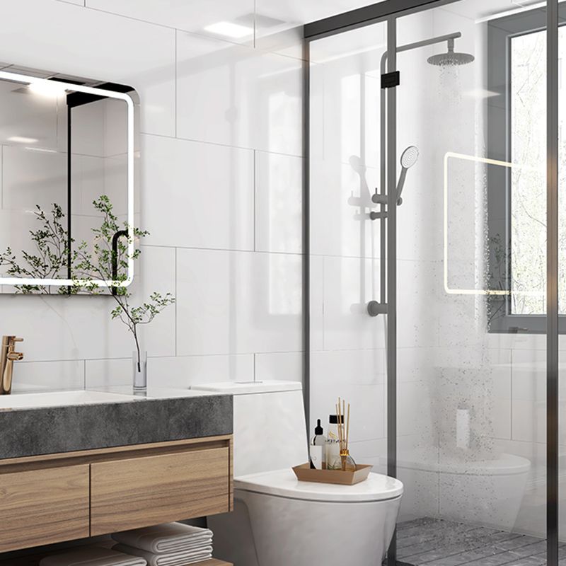 Lisslune | Modern single plate peel and stick waterproof back wall tile for the bathroom