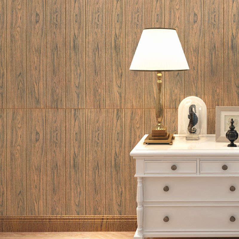 Lisslune | 3D Embossed Interior Wall Covering Self-Adhesive Wood Look Wall Paneling