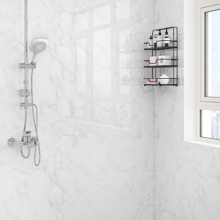 Lisslune | Modern Peel/Stick Splash Guard Tiles PVC Wallpaper for Bathroom Splash Guard