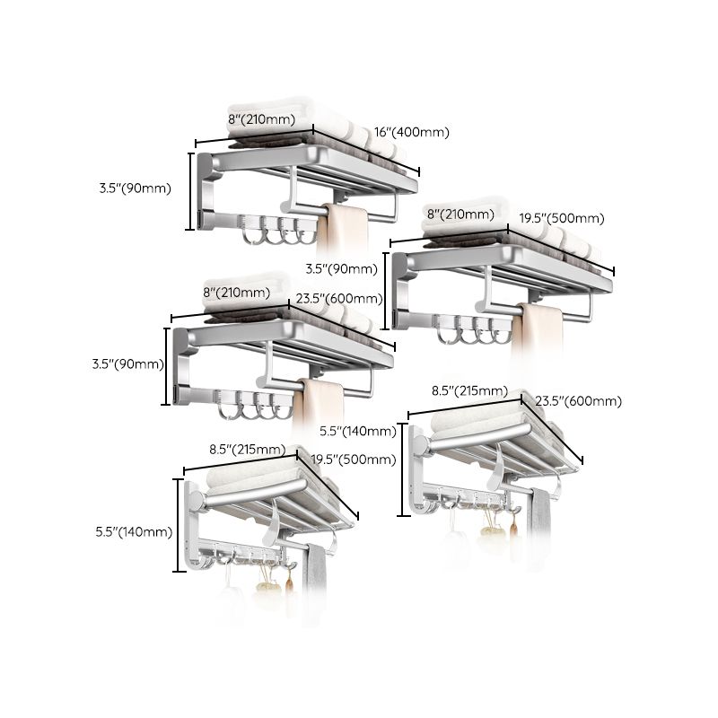 Lisslune | Metal Bathroom Hardware Set Adhesive Installation Bathroom Accessory Kit