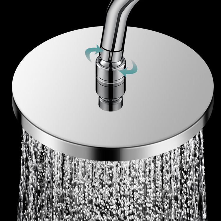 Lisslune | Round solid shower metal modern shower head combination for the bathroom