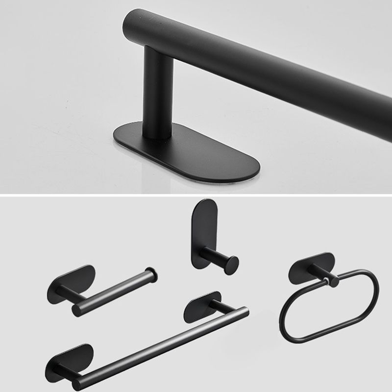 Lisslune | 4-piece traditional bathroom hardware set with towel ring/paper holder & bath towel hook