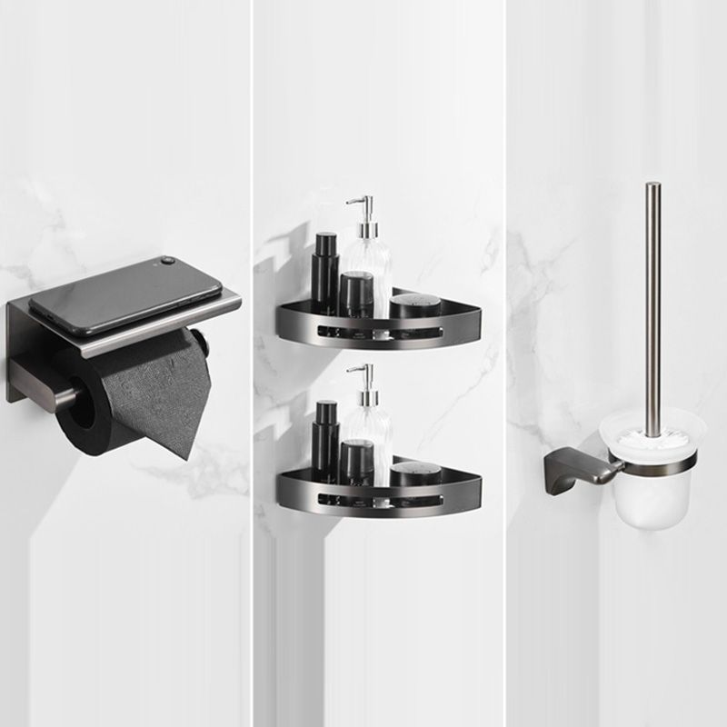 Lisslune | Modern Bathroom Accessories Hardware Set Gray Bathroom Accessories Set