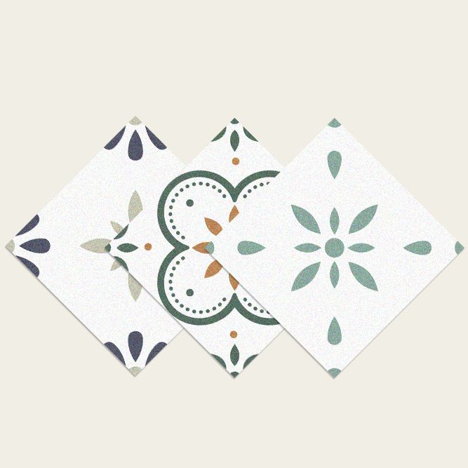 Lisslune | Modern Floor Tile Peel and Stick Ceramic Pattern PVC Flooring