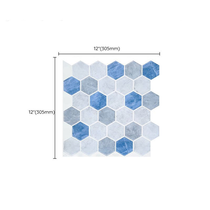 Lisslune | Mosaic tiles for peeling and sticking Modern style wallpaper with square shape