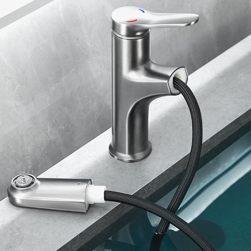 Lisslune | Simplicity Brass Sink Faucet Low Arc Solid Color Centerset Vanity Faucet for the Bathroom