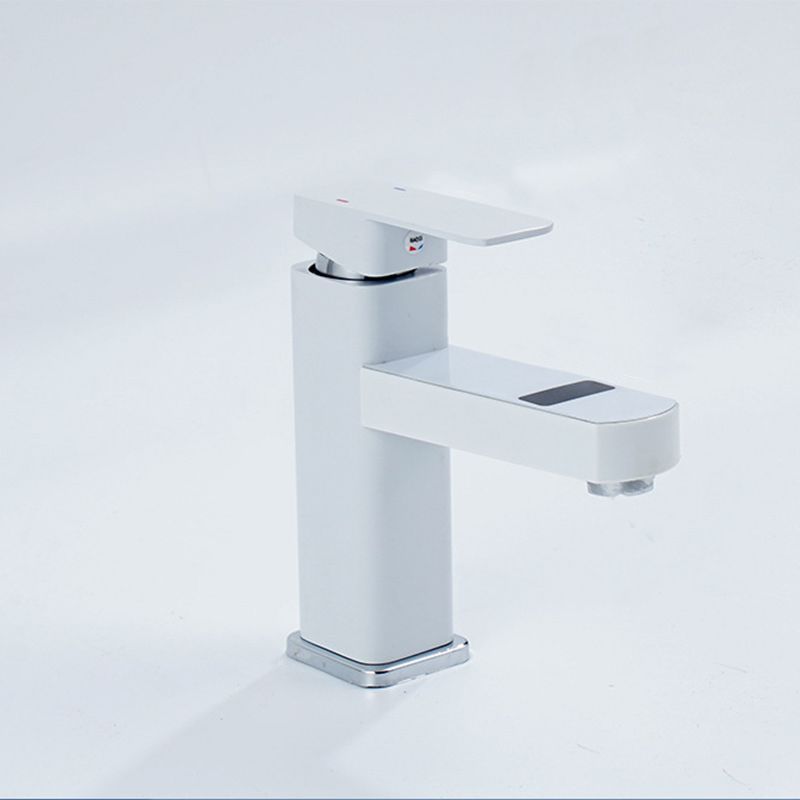 Lisslune | Contemporary sink faucet Digital display Monochrome Low arch basin Bathroom sink