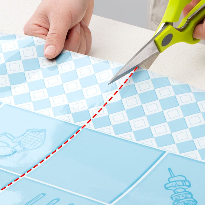 Lisslune | Modern Tiles - Peel and Stick Plastic Square Peel and Stick Wall Tiles for the Kitchen