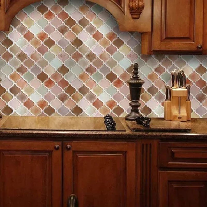 Lisslune | Modern Peel and Stick Backsplash Wall Tile PVC Peel & Stick Field Tile