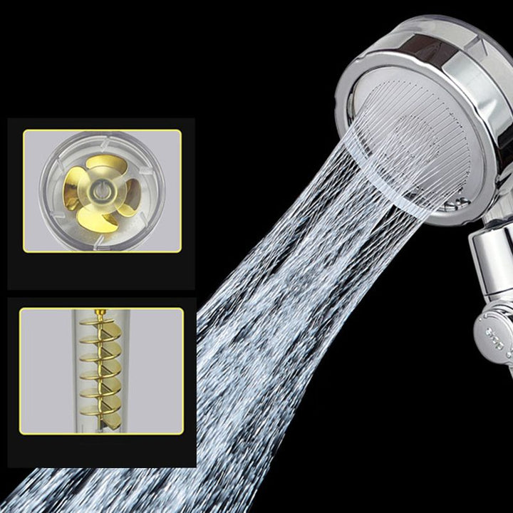 Lisslune | Modern Round Handheld Showerhead Rain Spray Head made of Plastic