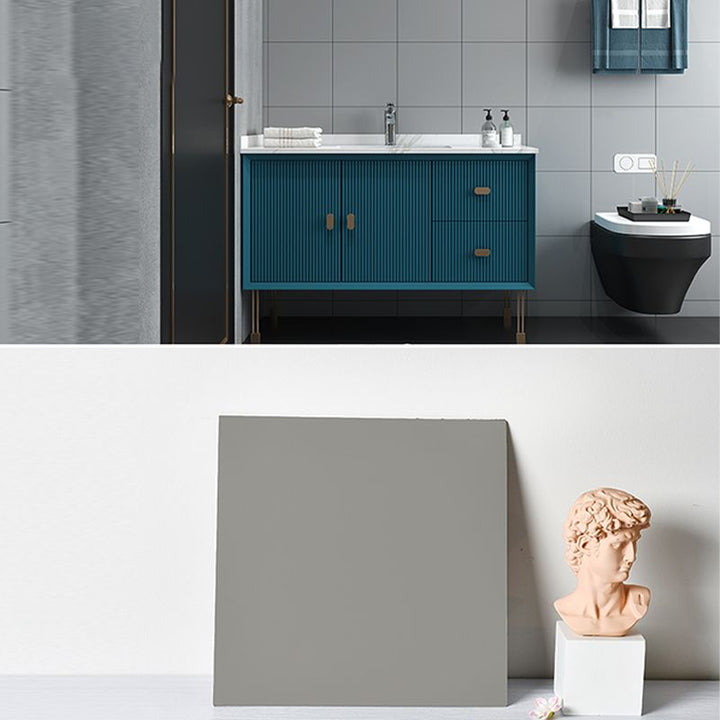 Lisslune | Modern Square Grid Single Plate Plastic Peel & Stick Field Tile