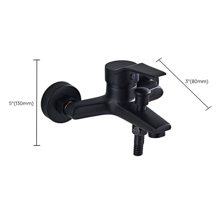 Lisslune | Modern Silver Faucet Copper with 1-Handle 2-Hole Bathroom Faucet