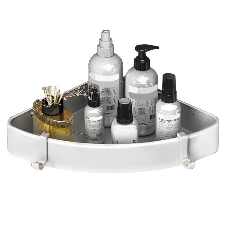 Lisslune | Modern Black-White Metal Bath Hardware Set Bath Rack Bathroom Hardware Set