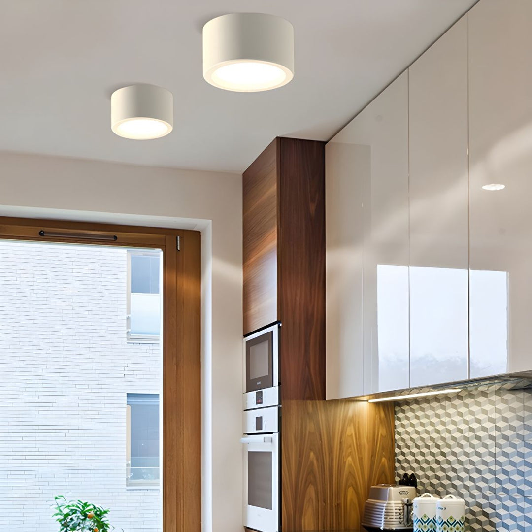 Lisslune | LED Flush Mount Ceiling Light - Nordic Style Fixture for Indoor Spaces & Modern Home Decor