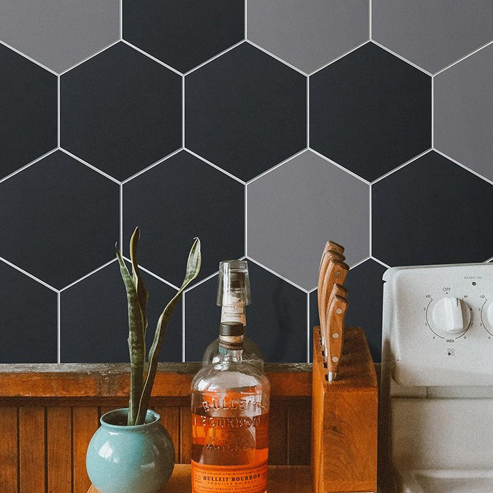 Lisslune | Peel and Stick Tiles Hexagonal Peel and Stick Backsplash 20 Pack