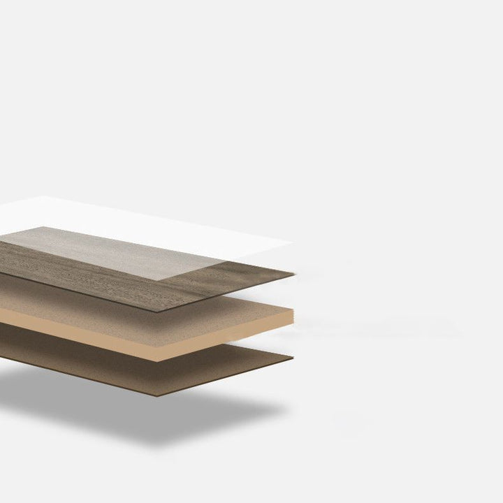 Lisslune | Water-resistant laminate click-lock brown wood laminate flooring