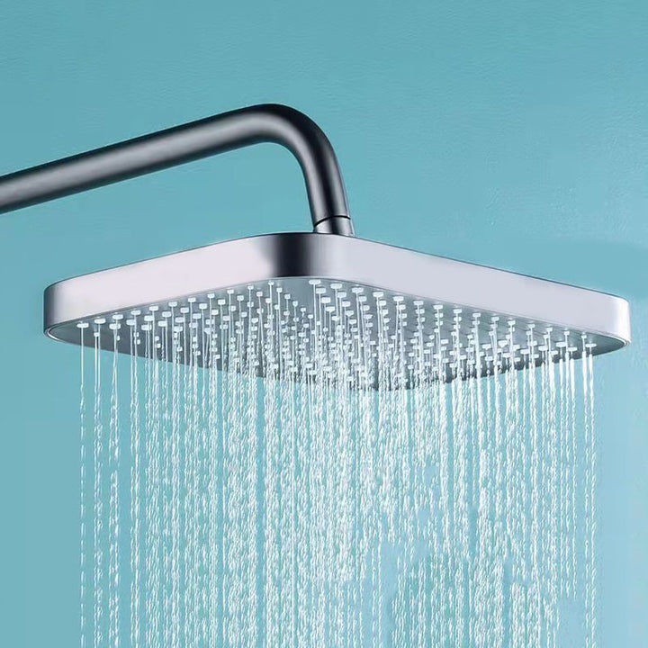Lisslune | Modern adjustable swivel shower head metal shower fixture on the wall