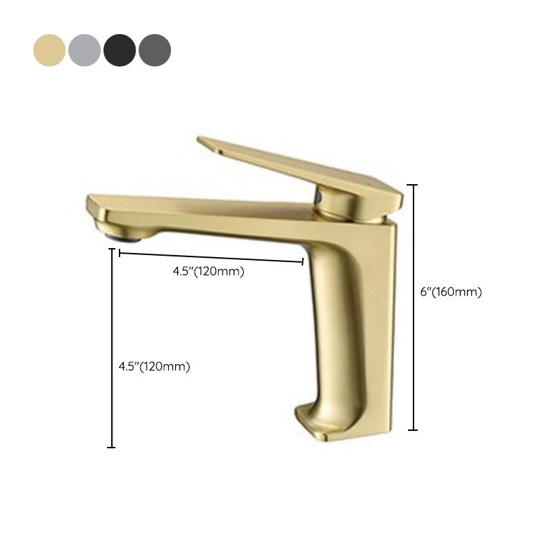 Lisslune | Glam Copper Vessel Faucet Lever Handles Low Arch Vessel Faucet for Bathroom