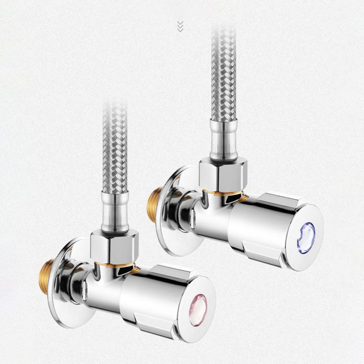 Lisslune | Modern Center Set Faucet Chrome 2 Handle Swivel Spout Sink Faucet