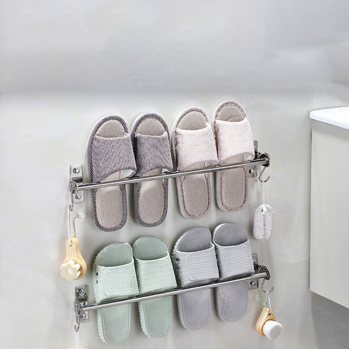 Lisslune | 3-piece Stainless Steel Bathroom Accessory Set Modern Chrome Object Stand