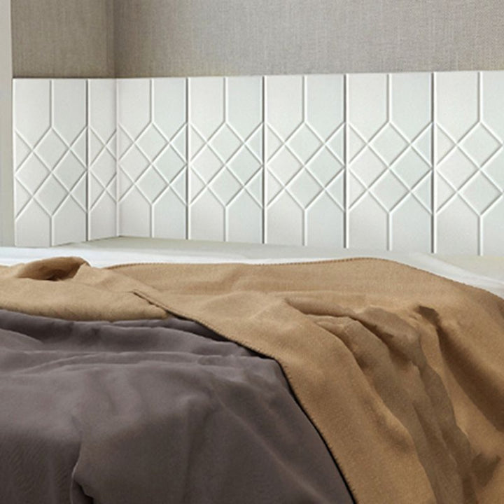 Lisslune | Modern Wall Cladding Living Room Peel and Stick 3D Embossing Waterproof Wall Cladding