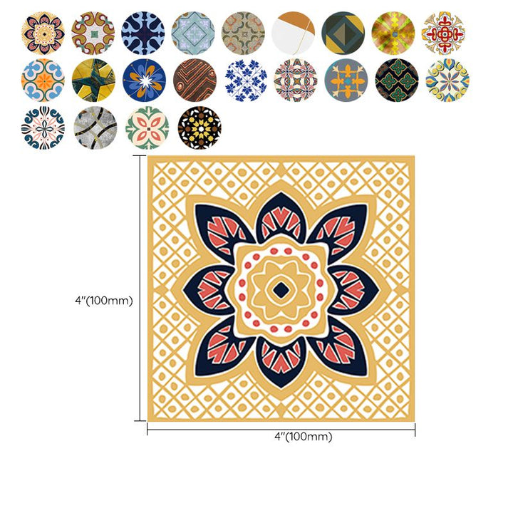 Lisslune | Square Peel & Stick Mosaic Tile PVC Waterproof Mosaic Tile Wallpaper