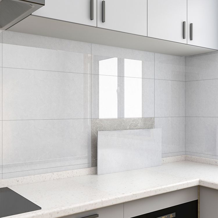 Lisslune | Rectangular Mold Resistant Tile PVC Single Peel & Stick Tile for Backsplash Wall
