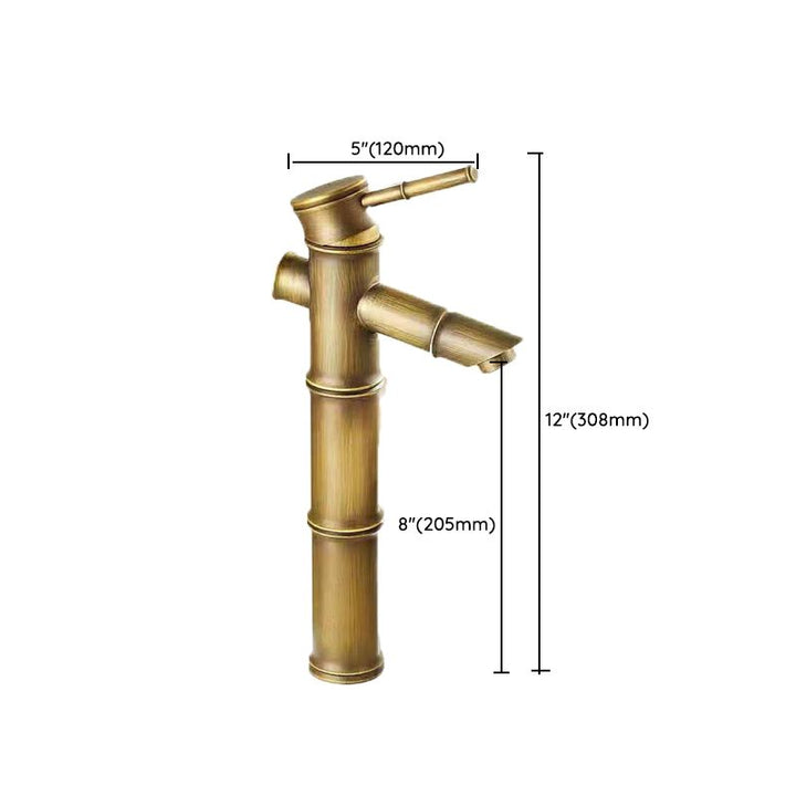 Lisslune | Round Single-Handle Water Tap Country Style Faucet