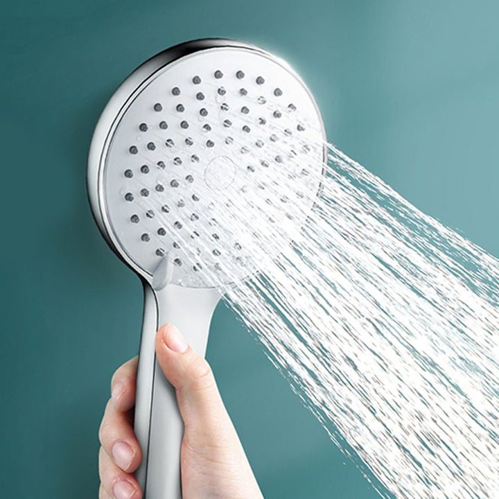 Lisslune | Round Self-Cleaning Handheld Shower Adjustable Water Flow Wall Mounted Hand Shower